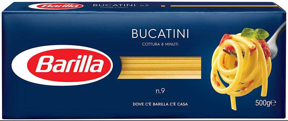 Barilla Bucatini №9 500г, Италия Barilla Bucatini №9 500г, Италия