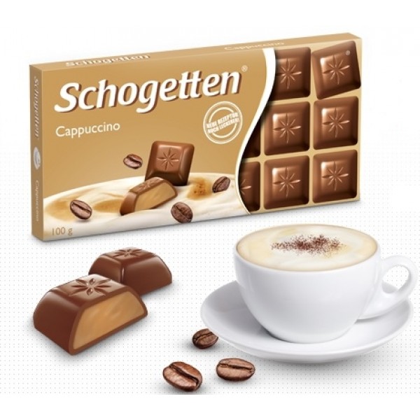 Шоколад Schogetten Cappuccino Капучино 100г
