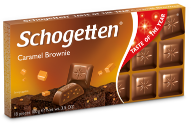 Шоколад Schogetten Caramel Brownie Карамель 100г